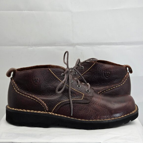 ARIAT Leather Lace-Up Chukka Boots Men\'s 10 D